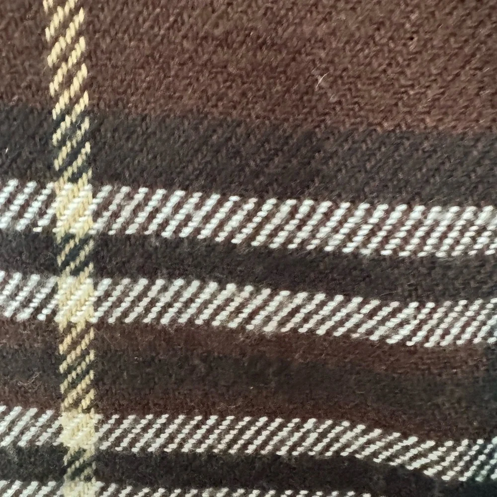 Cashmere-Feel Plaid Scarf